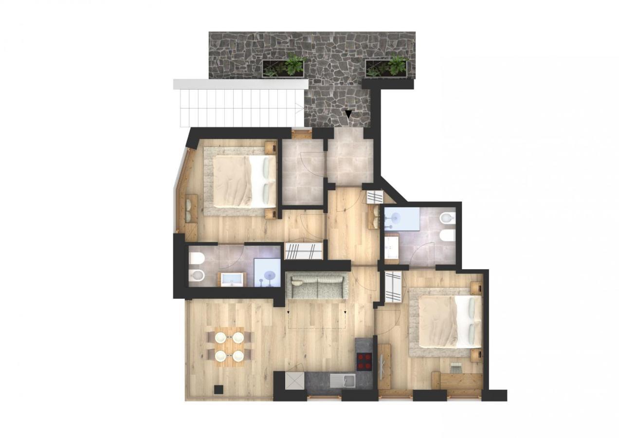 Apartments Cesa Ploner Ortisei Exteriör bild